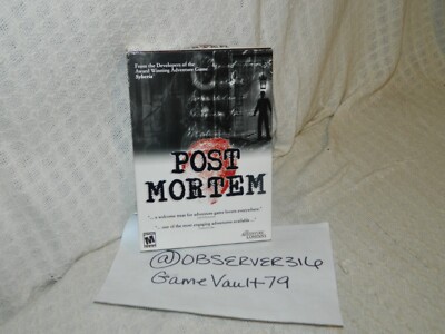 Post Mortem (PC, 2003) BOXED NEW SEALED