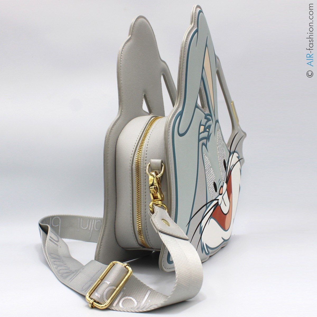Braccialini Looney Tunes designer Bugs Bunny shaped gray