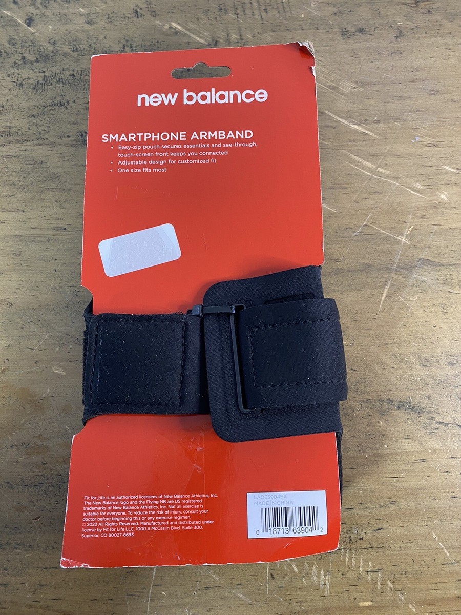 New Balance Smartphone Exercise Black Armband NEW, One Size Fits Most New