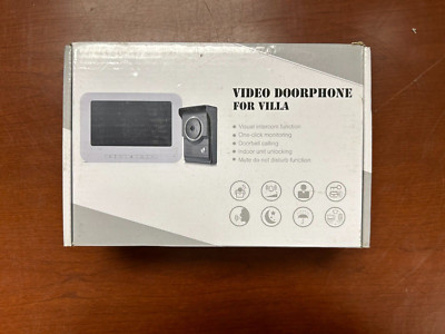 AMOCAM Video Doorphone for VILLA True- Color LCD Black - NEW!
