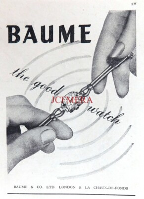 BAUME & Co. Ltd. Damen Armbanduhr ANZEIGE: Kleindruck 1952 670/31