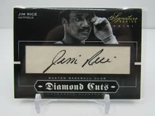 JIM RICE 2012 SIGNATURE SERIES DIAMOND CUTS CUT AUTOGRAPH AUT #13/25- RED SOX!!