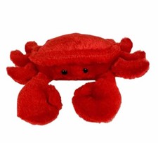 Aurora Red Crab Plush 9  Stuffed Animal Toy Realistic