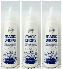 3 Vitalitys MAGIC DROPS Free Hand Creative for BLEACH AND COLOR 3.3 oz Each(483)