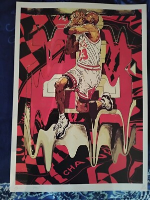 Death NYC Graphic Digital Print Featuring Michael Jordan x Chanel, 2023