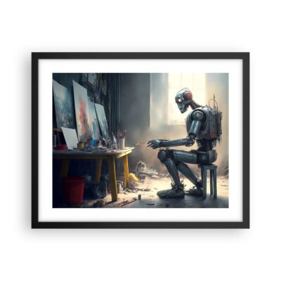 Cadre d'affiche 40x40cm Blanc Brillant Plastique Paris | Leroy Merlin