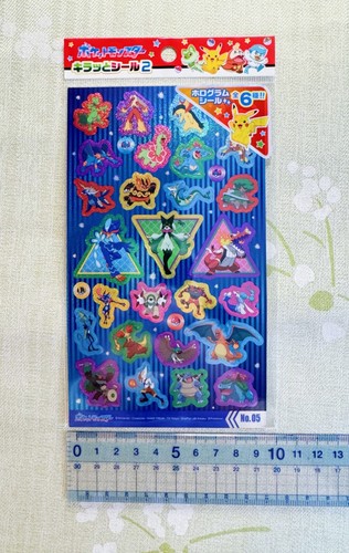Official Pokemon Holo Sticker Sheet Character Stickers Limited in Japan NEW - 第 8/9 張圖片