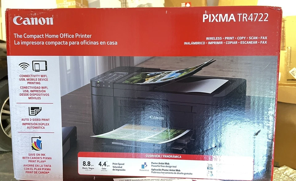 New Canon TR4722-Wireless-Printer-Scan Copy-FAX-Fall season-Discount - Image 3 of 4