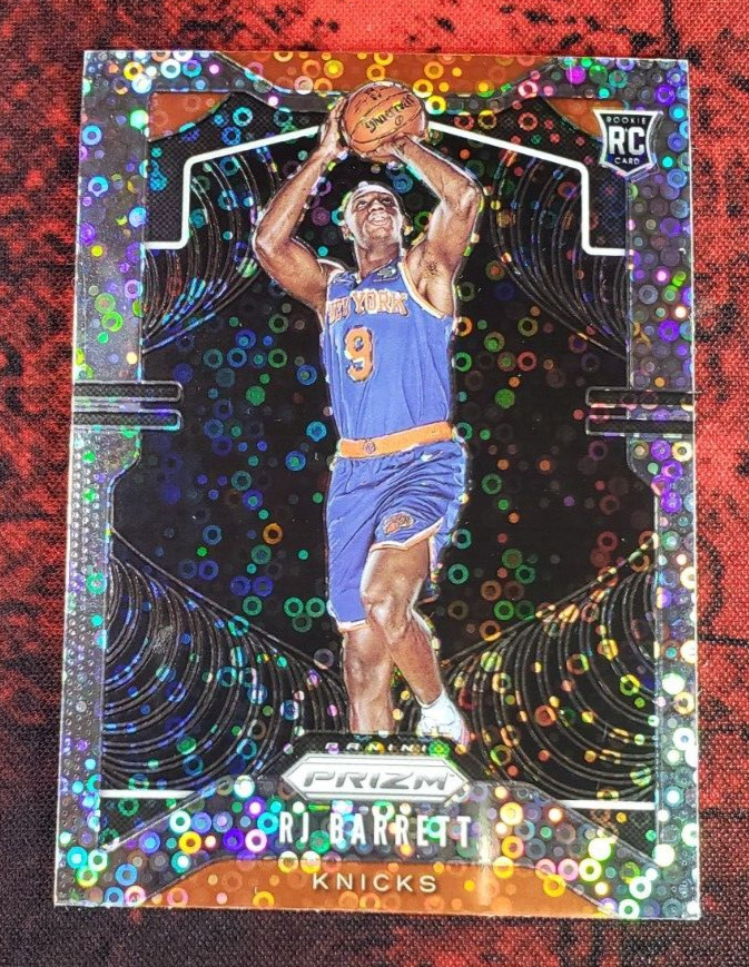 RJ Barrett SP RC ▪ 2019-20 Prizm Fast Break DISCO Variation #250 Rookie