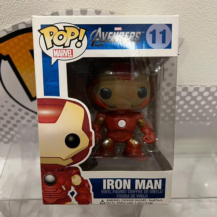 EXTREMELY RARE FUNKO POP FIGURE MARVEL AVENGERS IRON MAN WITH THE
