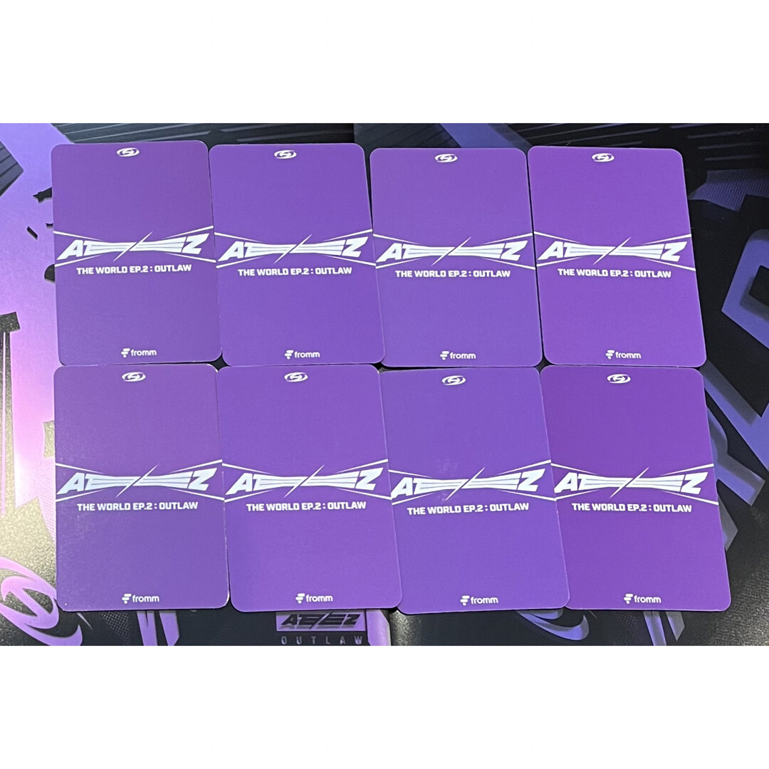 ホンジュン ATEEZ OUTLAW Fromm store ラキドロ トレカ $_57.JPG