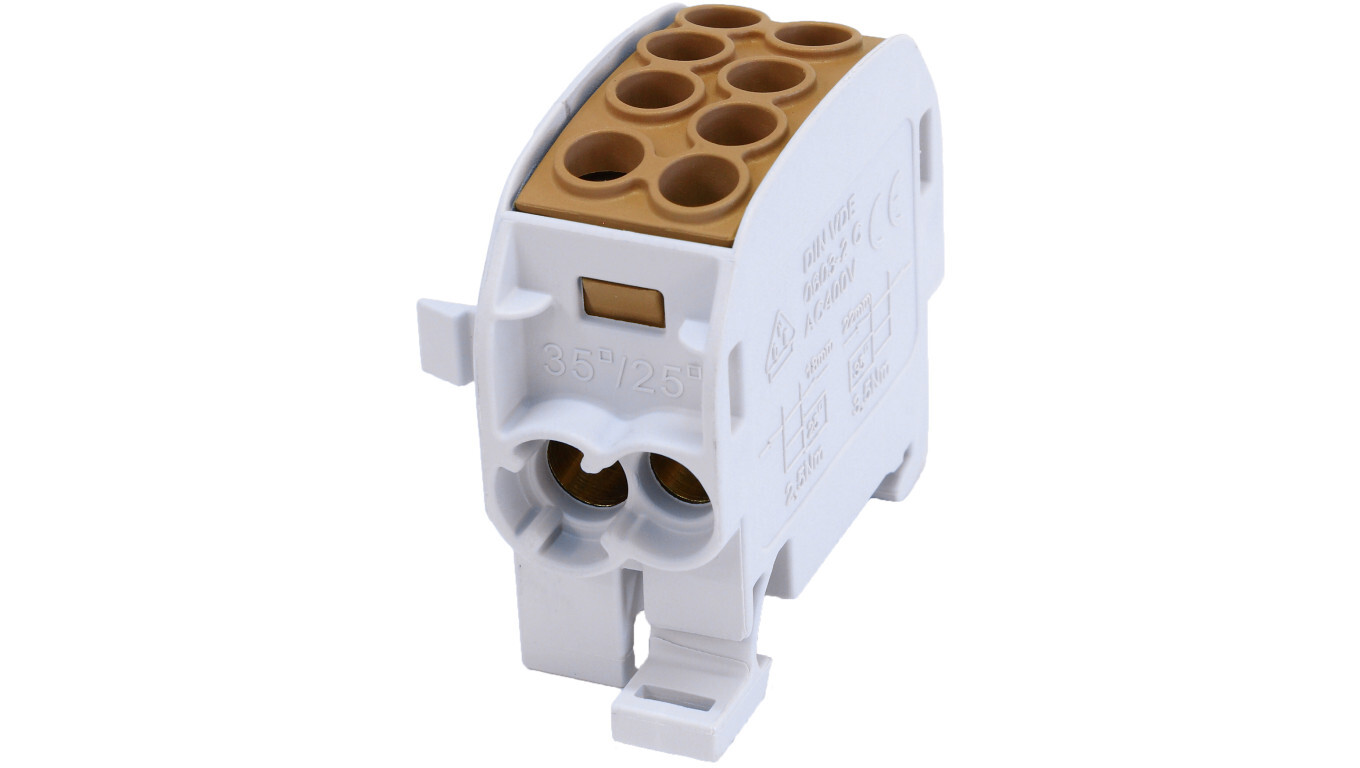 SCB 35-Cu Distribution block - branch Cu 80210 SIMBLOCK brown 81504015 /T2UK