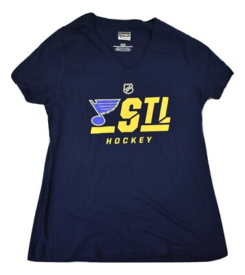 Fanatics Pro Authentic NHL Womens St Louis Blues Hockey Shirt New M