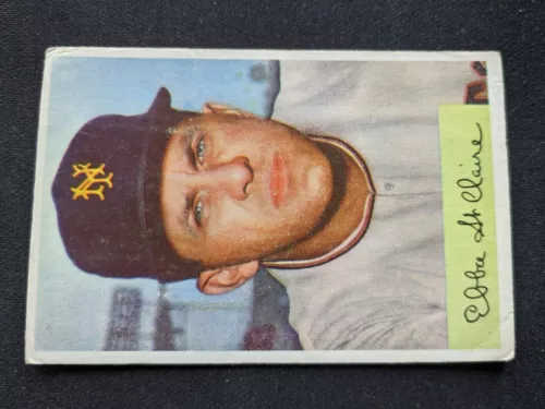 1954 Bowman Baseball Card # 128 Ebba St. Claire - New York Giants (VG)