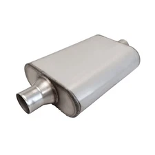 Muffler 2.25" Center In / 2.25" Center Out Moderate Sound Original Color