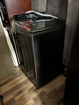 Samsung 5.5 cu. ft. Top Load Washer - Brushed Black