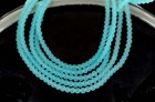 100 Frosted Sea Glass Round / Rocaille Beads Matte - Seafoam Blue 4mm — photo 3