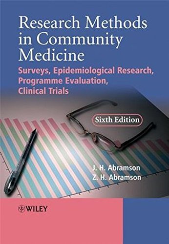Research Methods in Community Medicine: Surveys, Abramson Paperback^+