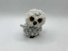 Ty Beanie Boos OWLETTE the Owl 6" Beanbag Plush Toy w/ Glitter Eyes