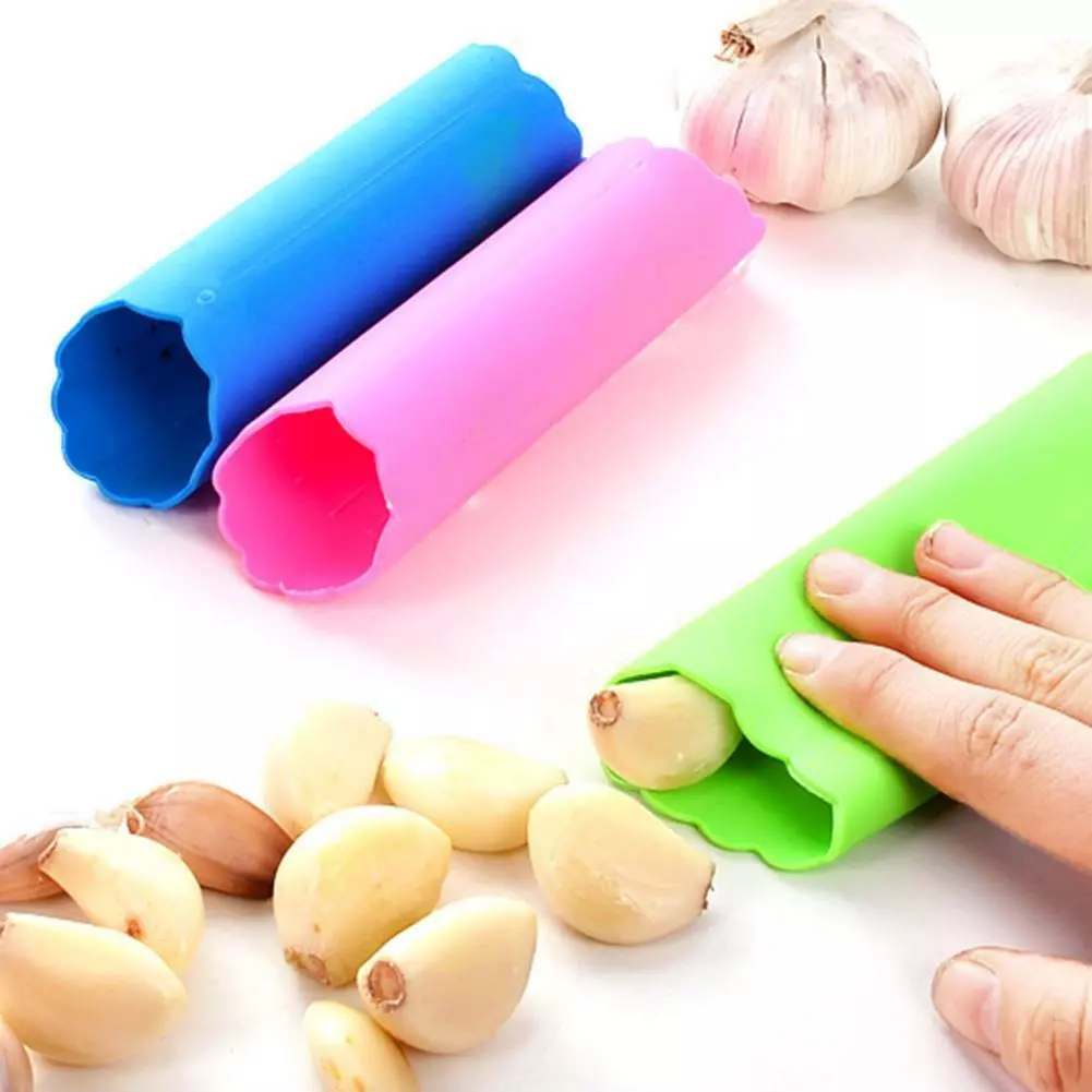 How to use a on sale silicone garlic peeler