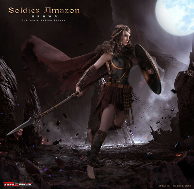 TBLeague 1/6 Soldier Amazon Brown Female Action Figure [PL2022