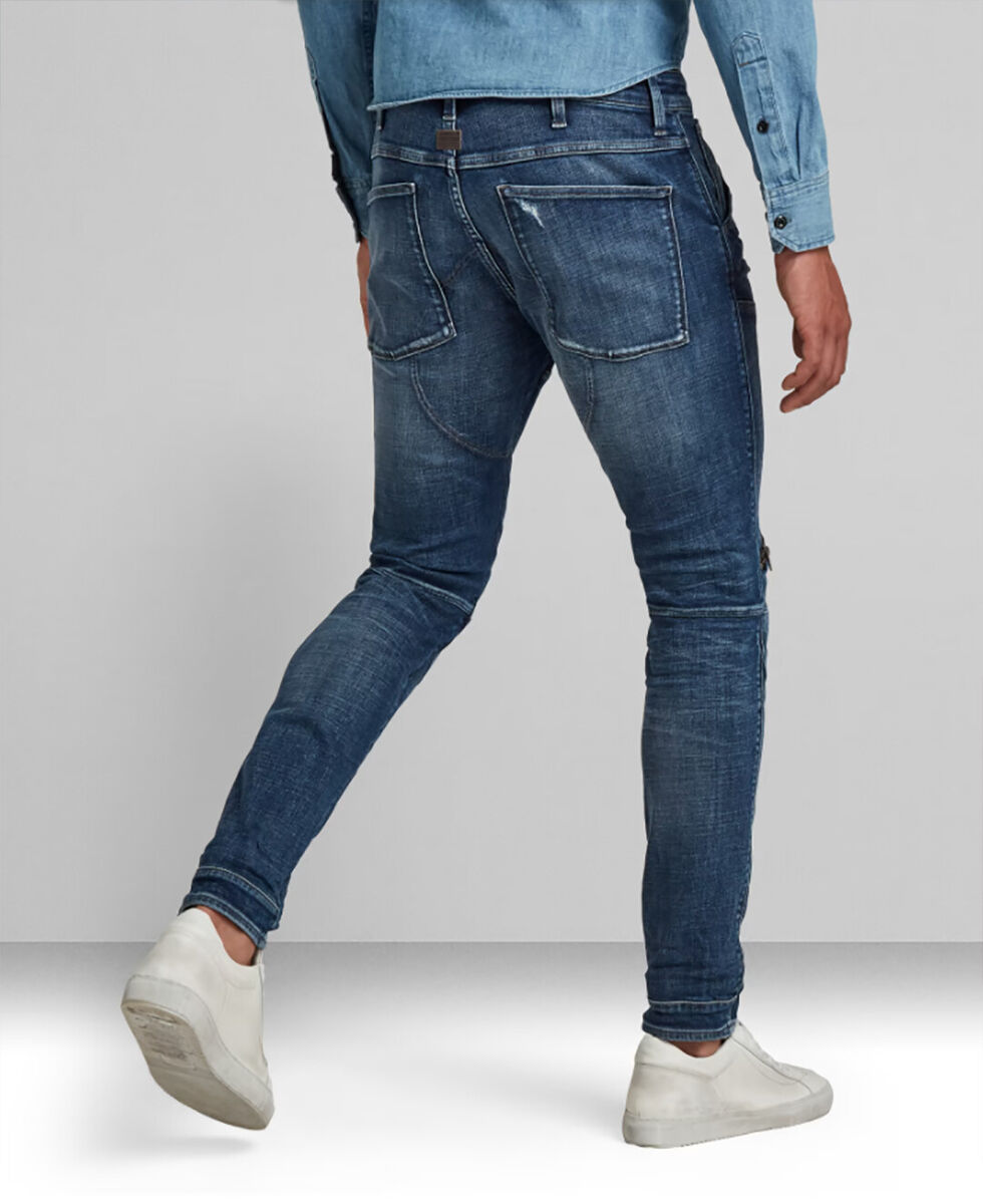 G-Star Faded Ripped Baltic Sea 5620 3D Zip Knee Skinny Heavy G-Star Faded Ripped Baltic Sea 5620 3D Zip Knee Skinny Heavy