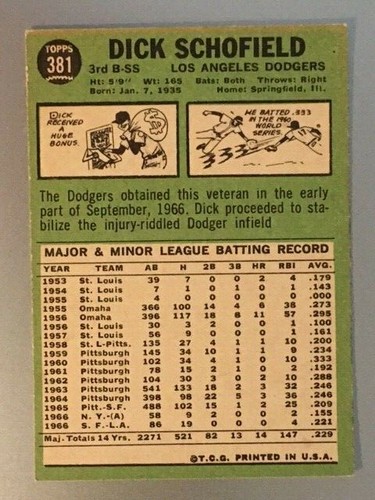 1967 Topps Baseball Singles - Pick What You Need -- Complete Your Set -- - Picture 331 of 485