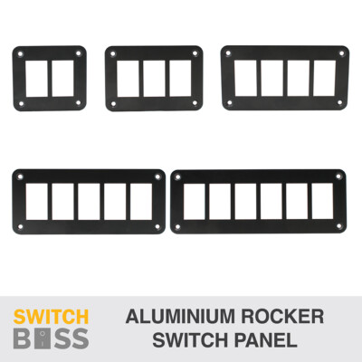True Mods 2-Slot Rocker Switch Panel Housing Kit [Industry Standard Fit] [Heavy Duty] [Expandable Design] [Professional Look] Automotive Mount Rocker Switch Holder In | Whizz Toggle - Foto 3