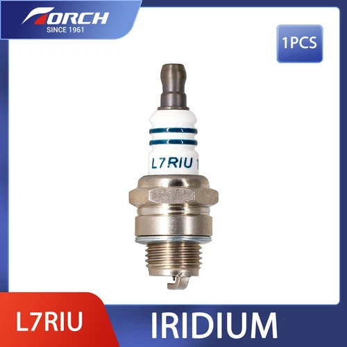 2X TORCH L7RIU Zündkerzen Iridium für NGK BMR7A BM7A DENSO W22M-U Rasenmäher Kle - Bild 3 von 8