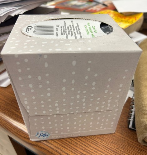 Kleenex box (empty)-- Puffs brand