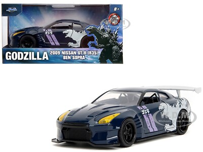 #ad 2009 NISSAN GT R R35 BEN SOPRA quot;GODZILLAquot; 1 32 DIECAST MODEL CAR BY JADA 35295 $11.87