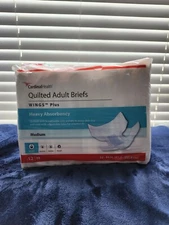 18 Cardinal Health Quilted Adult Briefs Wings Plus Heavy Medium 32-44 x12.