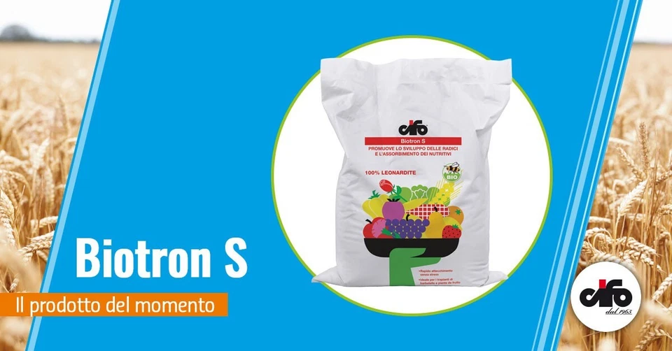 BIOTRON S Cifo Concime Biologico Leonardite 30 kg