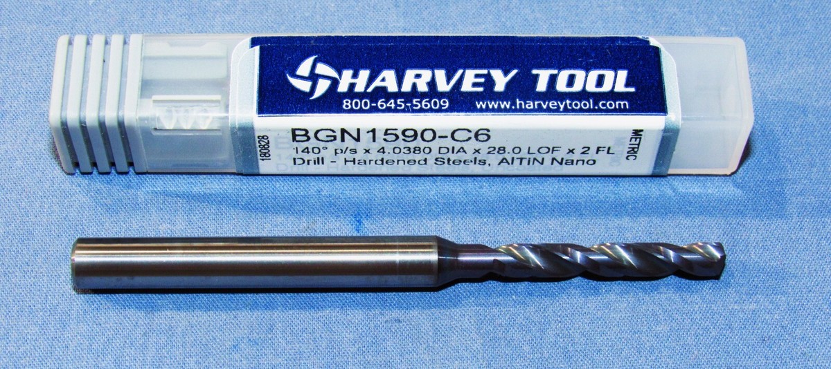 New Harvey Tool Carbide drills 0.1589