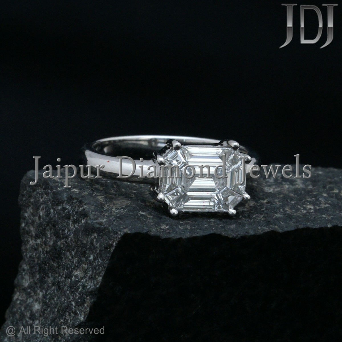 Emerald Cut Pie Cut Diamond Jewellery Emerald Shape Natural Pie
