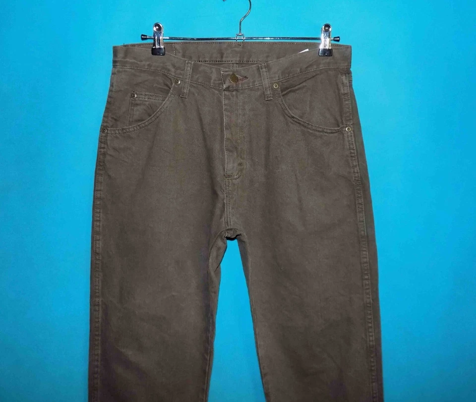 Jean WRANGLER Vintage Hecho En México Algodón Marrón Talla 32/30 O 42 FR - Imagen 2 de 4