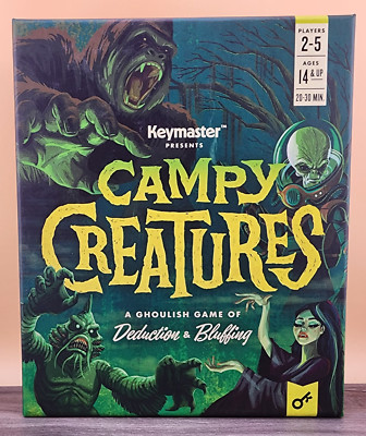 CAMPY CREATURES 2nd Edition 2018 Keymaster Games *100% Complete* - RARE HTF