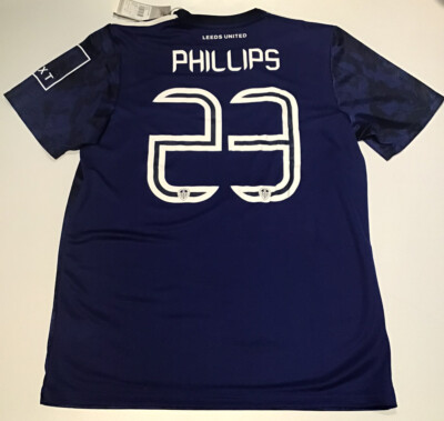 Leeds United Home Shirt Blue Adidas 2021/2022 Phillips #23 M-L-XL NWT
