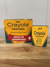 Vintage Crayola Crayons Binney And Smith Sharpener