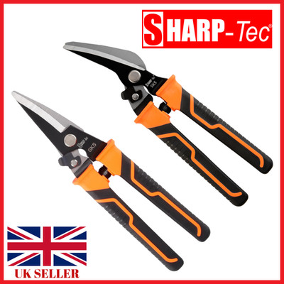 Sharp-tec 8 Zoll Luftfahrt Blechschere | Blechschere | Safty Lock | Soft Grip