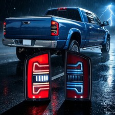 Pair Led Tail Lights For 2007-2008 Dodge Ram 1500 2500 3500 Wstart Up Animation Pair Led Tail Lights For 2007-2008 Dodge Ram 1500 2500 3500 Wstart Up Animation