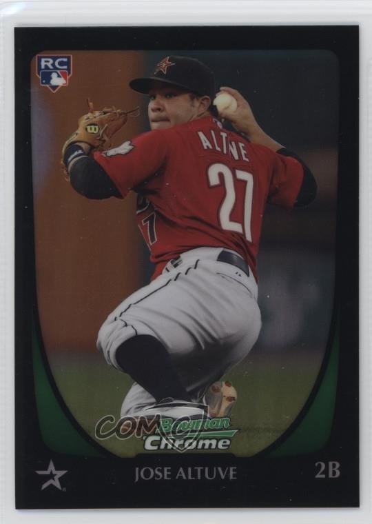 2011 Bowman Draft Chrome Refractor Jose Altuve #11 5g3