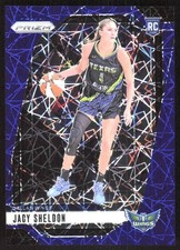 8959K 2024 Panini Prizm WNBA #4 Jacy Sheldon Blue Velocity Prizms