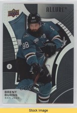 2021-22 Upper Deck Allure Black Rainbow Brent Burns #18 READ 8i3