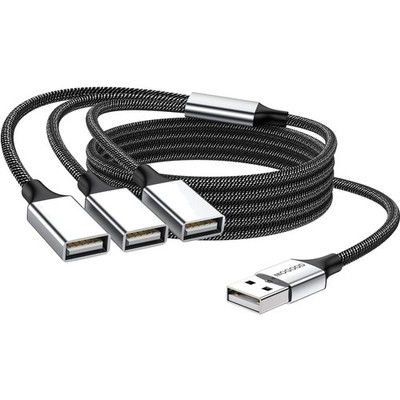 USB 3.0 USB Splitter Kabel USB Typ A B 1 auf 3 Adapter Hub Ladegerät Daten