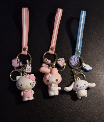 Sanrio Schlüsselanhänger Hello Kitty, My Melody, Cinnamaroll