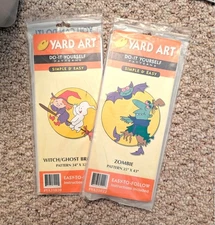 Halloween Monster haunted House prop yard art Ghost, Witch & zombie2 patterns E