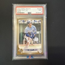Bobby Witt Jr. Topps 2022 Update Gold /2022 Rookie PSA 9 #US100