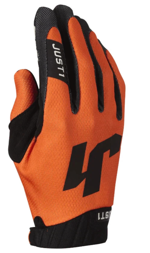 JUST1 J-FLEX 2.0 MX MOTOCROSS GLOVES ORANGE BLACK SIZE SMALL