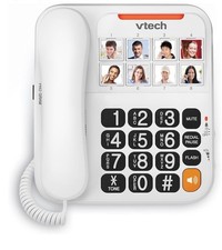 VTech VG232-5 Phone 5 Handset Big Buttons Answering Machine